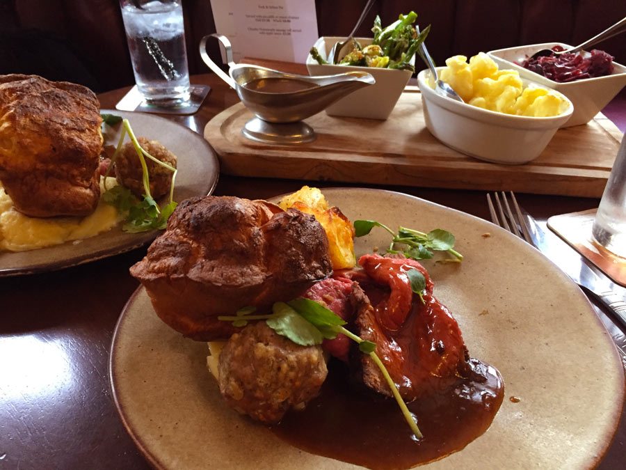 dining out in Derby Sunday lunch