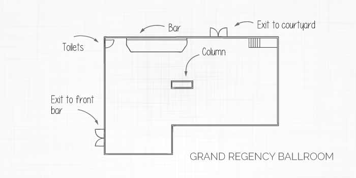 Grand Regency Ballroom Layout