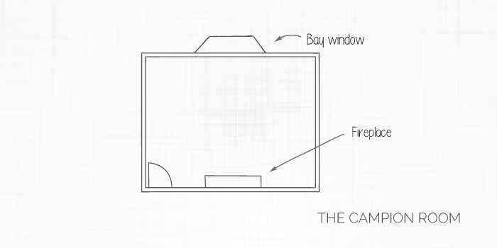 The Campion room layout